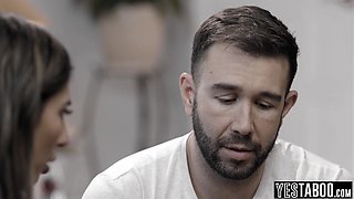 Depressed young girl hump big male stick married guy