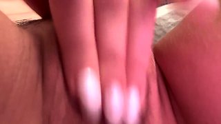 Close-up Of Wet Hairy Pussy, Oh Yeah Jerk Off To It With Petite Teen