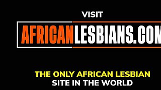 Real african lesbian couple makeout
