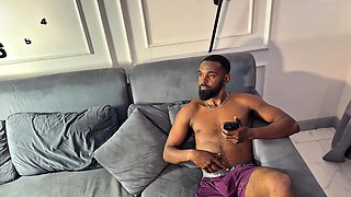 My Thick Girlfriend Caught Me Masturbating