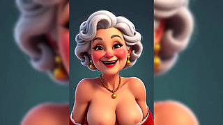 Topless Granny Animation