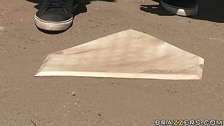 Catcher Cum With Johnny Sins, Codi Bryant - Brazzers