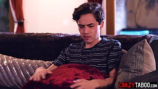 Naughty guy fucked friends stepsister