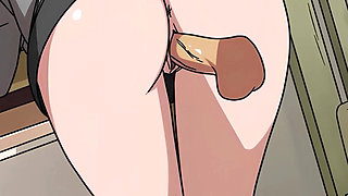 Naruto: Kunoichi Trainer - 18yo Virgin Blonde Young Babe Samui Gives Blowjob, Rides Her First Cock and Has Her First Anal Sex