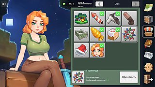 Red-haired cutie Alenkah gets a wild triple penetration and footjob experience