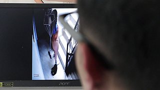 Boss punishes hot maid with his big cock