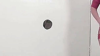 Skinny Blonde in Blowjob, Footjob and Gloryhole Fuck