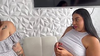 Pregnant Ex Girlfriend Fucks My Wife - TommyMiller Threesome with Latina Amateur Blowjob