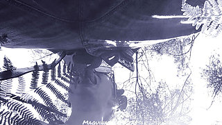 OUTDOOR BLOWJOB, BLUEE AND HIS BIG DEEP THROAT