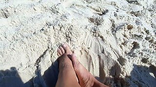 Black Amateur Explore Hot Foot Fetish