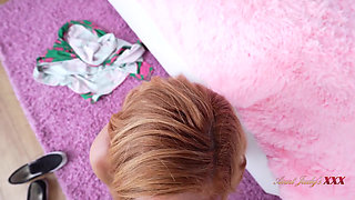 AuntJudysXXX - Watching Your Busty Mature Stepmom Andi James Masturbate (pov)