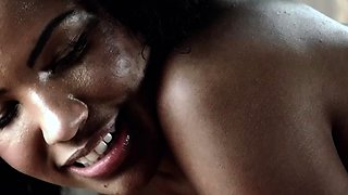 Erotic teen lesbians having a hot bath and fucking with lust