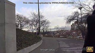 Hunt4k. angry guy witnesses whorey gf cheating on him with stranger