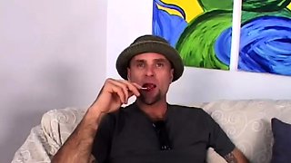 Group sex hardcore double blowjob swallowing cum