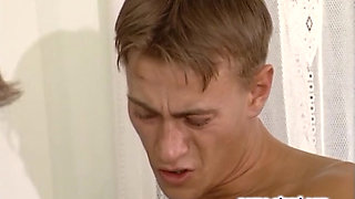 Dirty MILF whore in gangbang