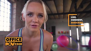 Fucking Juicy Tittied Milf Nina In A Hardcore Pov Anal Gym Sesh