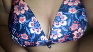 My stepsister Nadiya came into my bedroom, sat on my dick and fucked me hard.