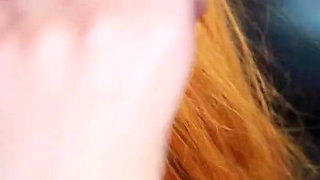 British Redhead, Victoria Greene Sucks, Fucks and Swallows Cum