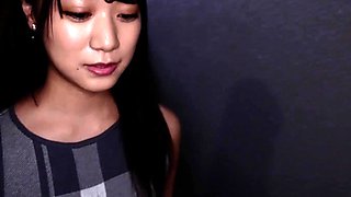 Big titted asian school babe toy fucked in kinky threesome