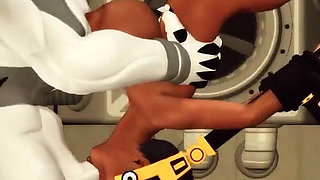 Extreme Sex in Restraints. Big Tits Beauty Likes to Be Fucked Hard