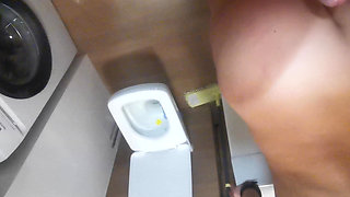 Slave Fucked in the Toilet