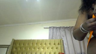 Ebony BBW Boobs Tease