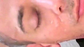 Cuckold Humiliation - Sucking in Front of Husband
