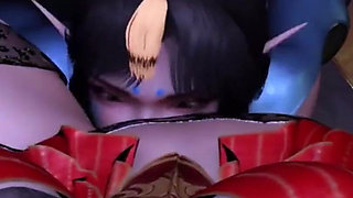 Medusa Queen and Feng Qing Yi Seduce - 3D Animation