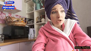 Red-haired Porno_Tempus gives an epic blowjob while cuckolding