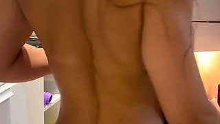 Amira Daher makes dinner naked.