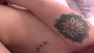 Tattooed Alessa Savage Sprayed from Kane Turner