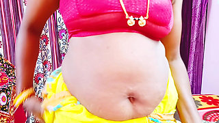 Indian Sexy Saree Step Daughter Fucking Father in Law, Telugu Dirty Talks