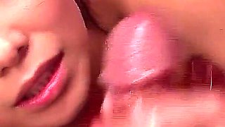 POV Pussy Slide and Blowjob at Massage Parlour with Petite Japanese Teen in Uncensored JAV