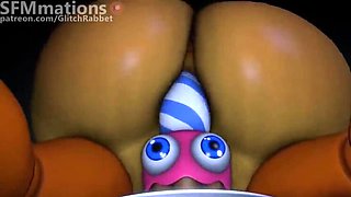 FNAF 2 Vanny's Hardcore Fuck Adventure with 3D Toy Girl