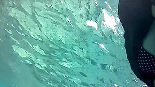 Are you interested to see flashing boobs and pussy in unusual places? I show them underwater! Very special view