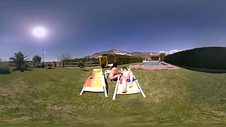 Maria Bose in Lesbian Summer: Hot Suncream Massage - VirtualPorn360