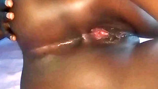 Pettite Black Girl Fingering and pussy fucking