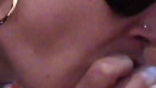 MILF Blowjob Compilation with Sunglasses and Swallow