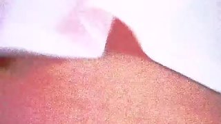 Click for Gif Kat-licious Sexy Dance in Denim Tank Top & White Short Skirt- Stripping Down