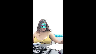 I made a video of my classmate. She's the sexiest busty girl I know.