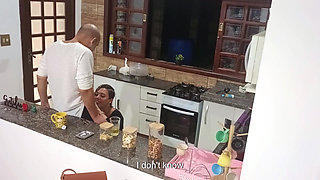 Anal Sex with Hotwife Unfaithful Wife in the Bar Pantry