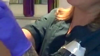 Latex Glove JOI in the Dental Chair Naughty Nurse POV