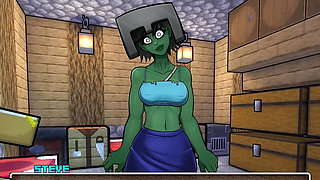 Minecraft Horny Craft - Part 55 Sexy Girls!! By LoveSkySan69