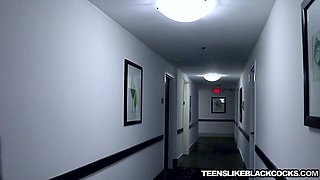 Cute blonde babe Sierra Nicole fucked by masseurs hard cock