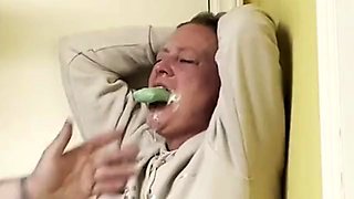 Naughty mouth swabbed out with soap
