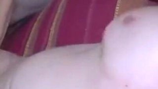 Blonde milf anal penetrated threesome mature sex