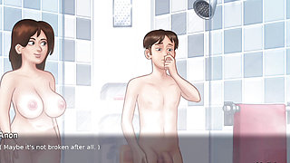Chod chod kar maja agaya aj pura andar tak dal diya - summertime saga game