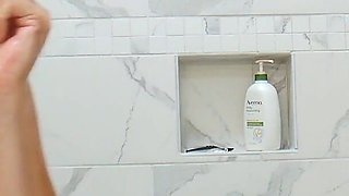 Mature MILF Shower Tease