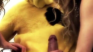 Blondes get turned on by dressing up to get laid