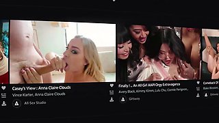 ADULT TIME - Lucky Landlord Has Surprise PUSSY STACK Fuck With 5 SLUTTY MILFS! FRENCH SUBTITLES